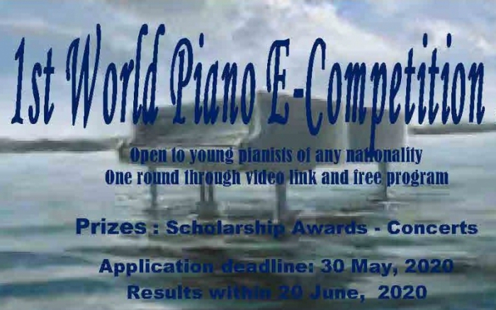 Concurso de música mundial online de pianistas